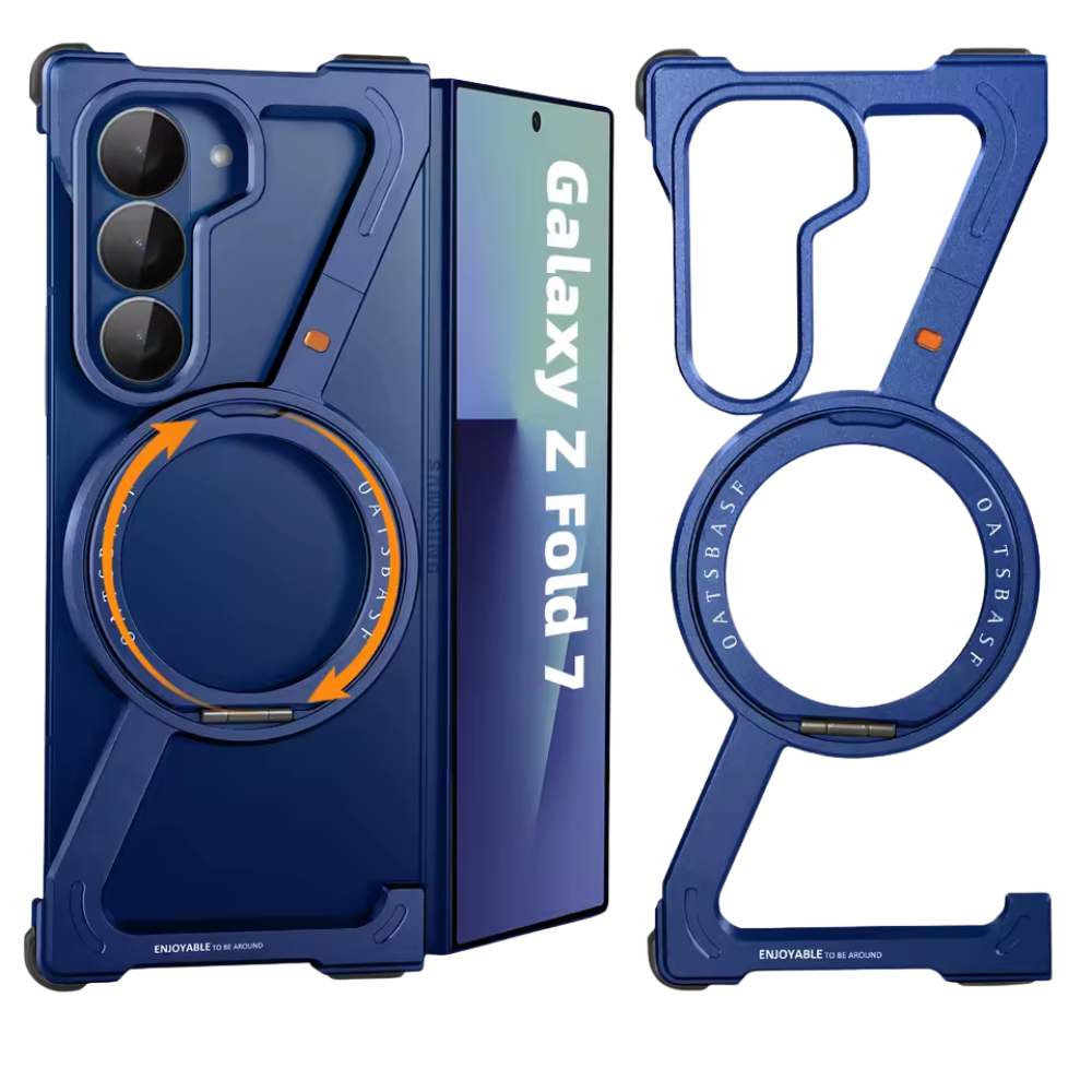 Premium Z-Shaped Frameless Metal Case for Samsung Galaxy Z Fold